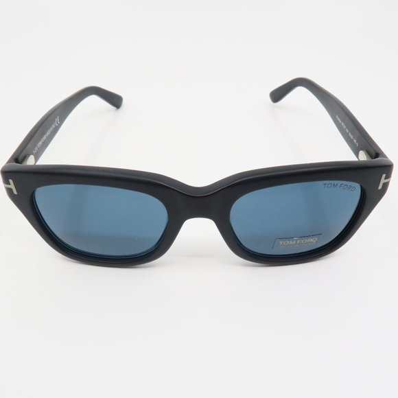 Tom Ford TF237 05V New Black/Blue Polarized Sunglasses 52mm with box - Picture 4 of 6